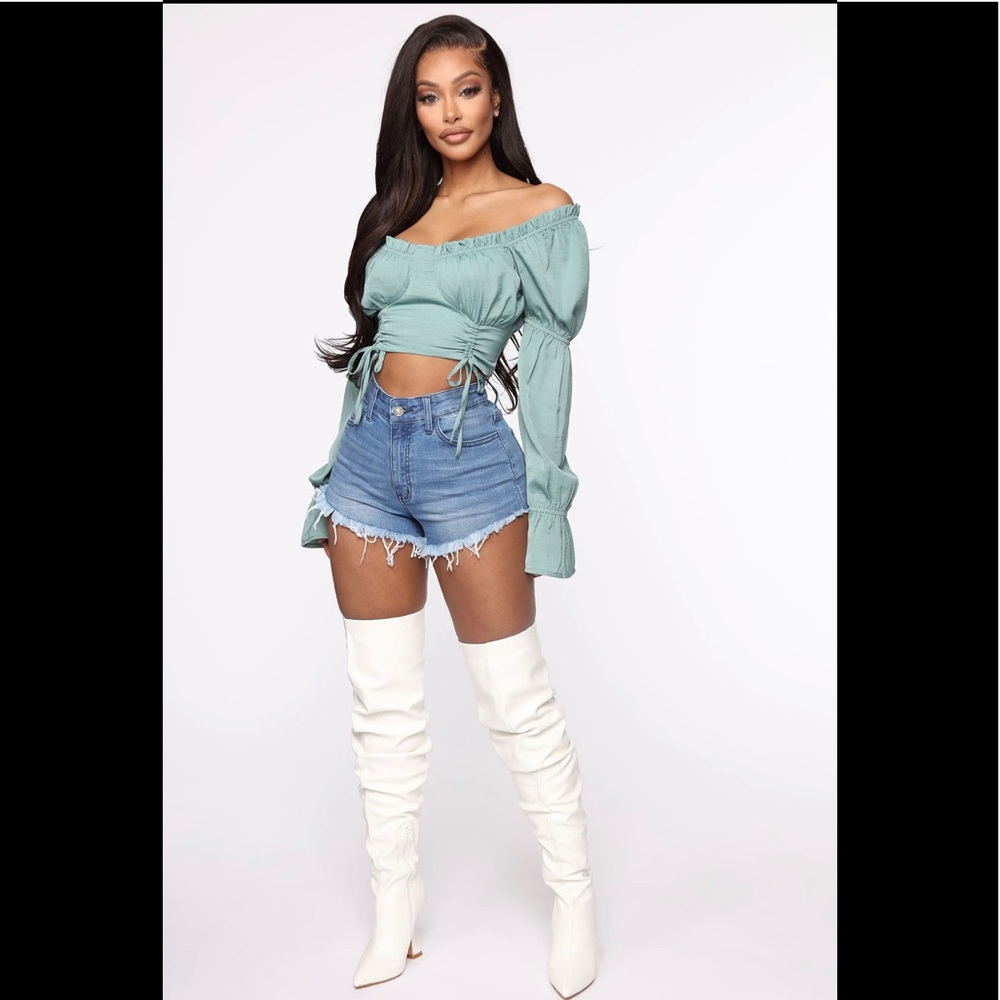 Fashion Nova Frayed Shorts